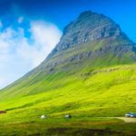 Kirkjufell mountain in summer, Iceland - HDR photograph